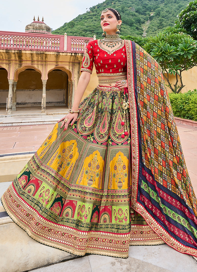 Shop Wedding Lehengas In USA, UK, Canada, Germany, Mauritius, Singapore With Free Shipping Worldwide.