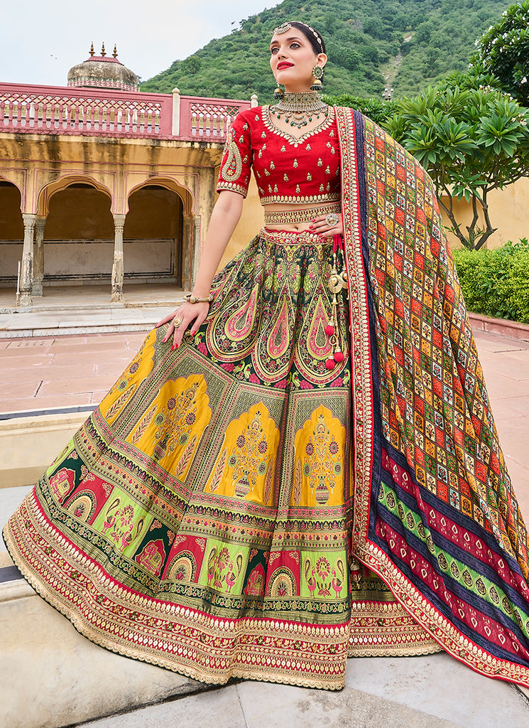 Shop Wedding Lehengas In USA, UK, Canada, Germany, Mauritius, Singapore With Free Shipping Worldwide.