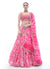 Pink Tie Dye Embroidered Designer Lehenga Choli