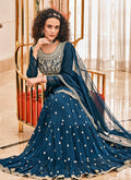 Blue Designer Lehenga Kurti In Australia