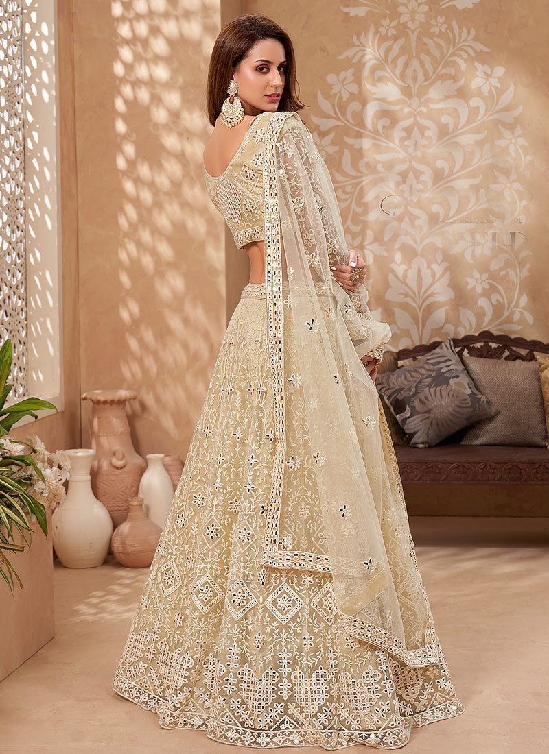 Off White Lehenga Choli In UK