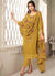 Yellow Floral Embroidery Traditional Salwar Kameez