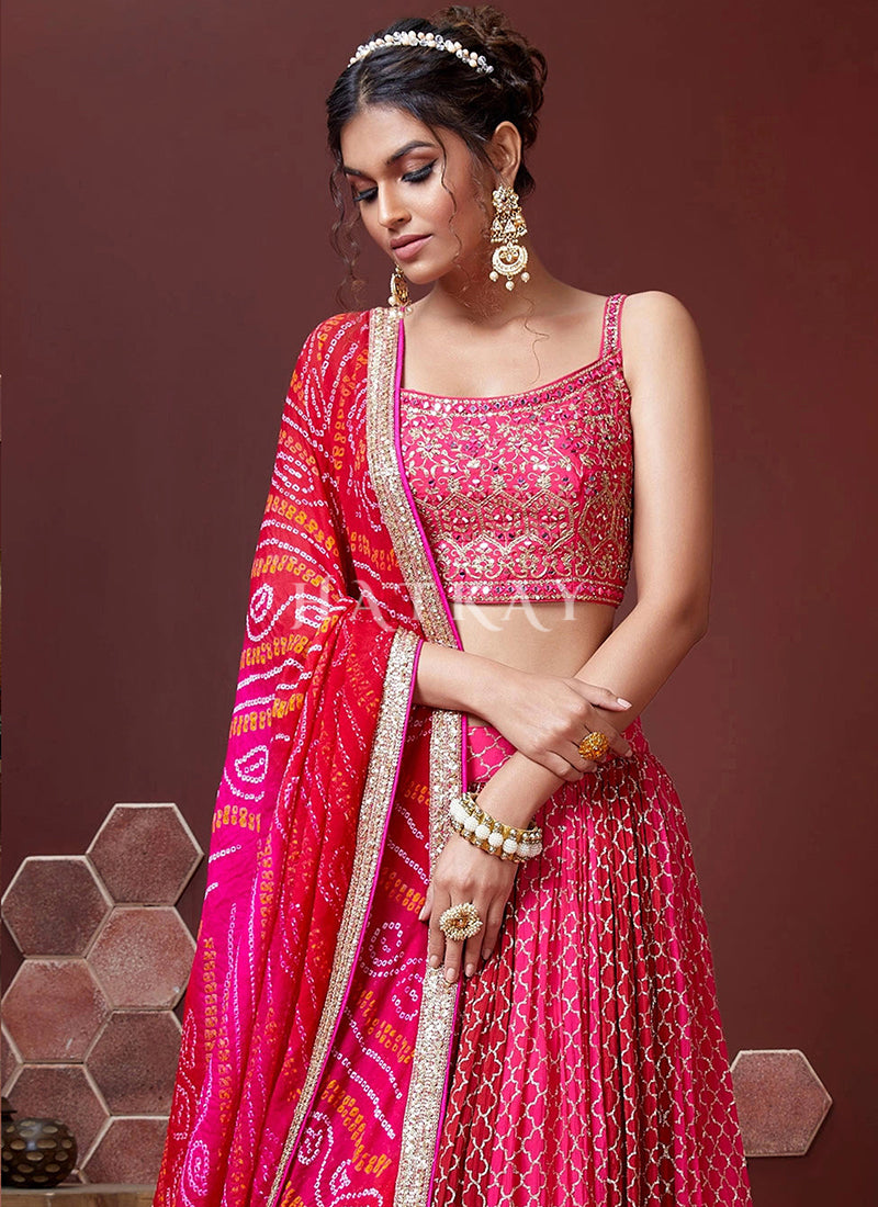 Pink Wedding Lehenga Choli for Women Designer Bollywood - Etsy