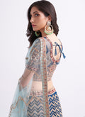Buy Persian Blue Lehenga Choli