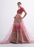 Buy Pink Shaded Lehenga Choli