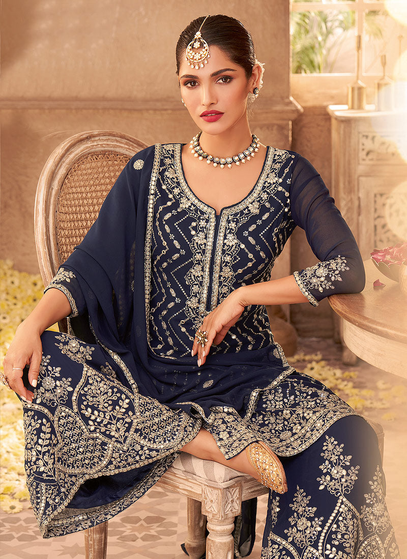 Palazzo Style Suit