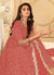 Peach Anarkali Suit In USA