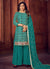 Sea Green Mirror Embroidered Palazzo Suit