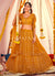 Mustard Sequence Embroidered Wedding Lehenga Choli