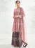 Pink And Maroon Embroidery Traditional Gharara Suit