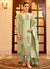 Light Green Embroidered Indian Palazzo Suit