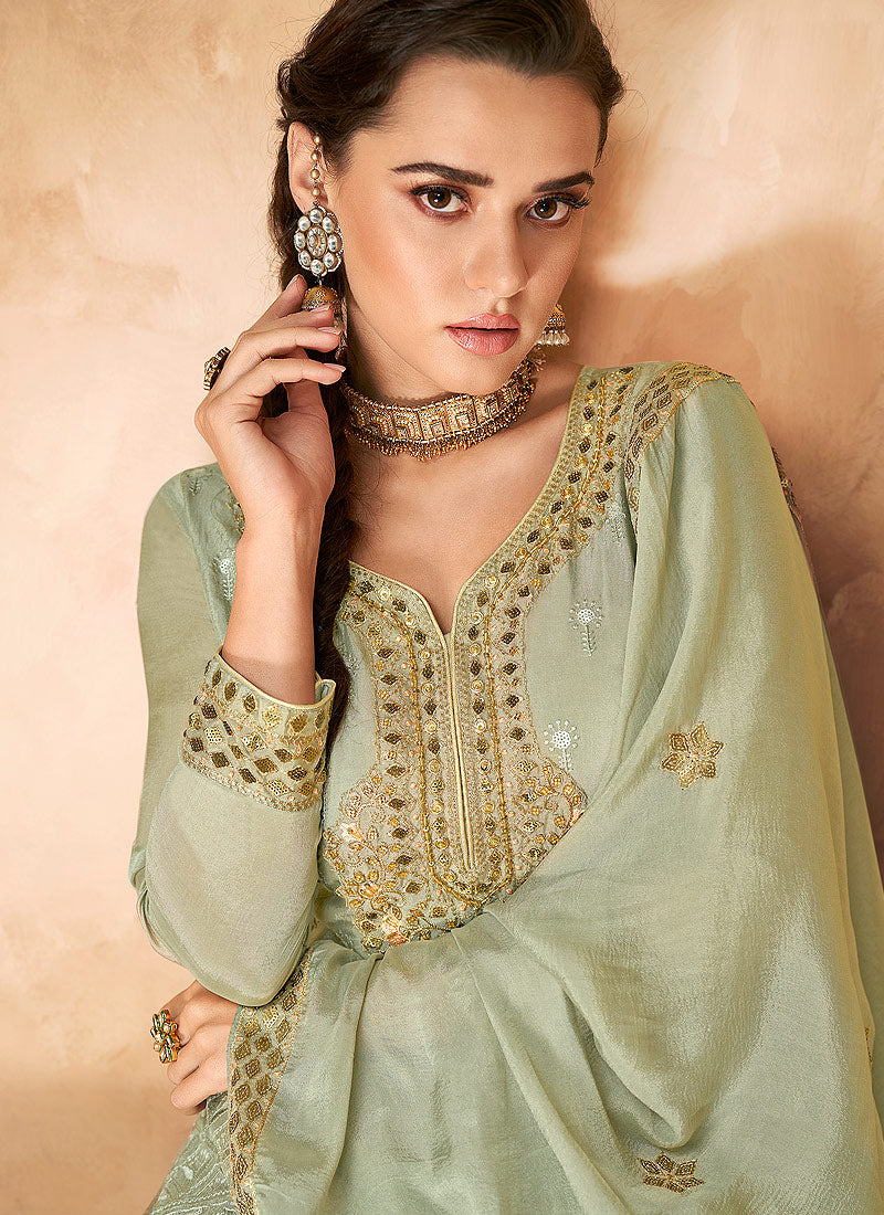 Designer Gharara Suit