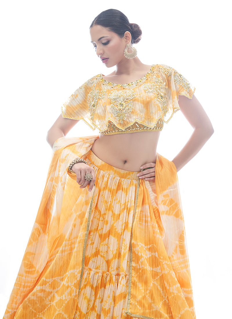 Yellow Lehenga Choli