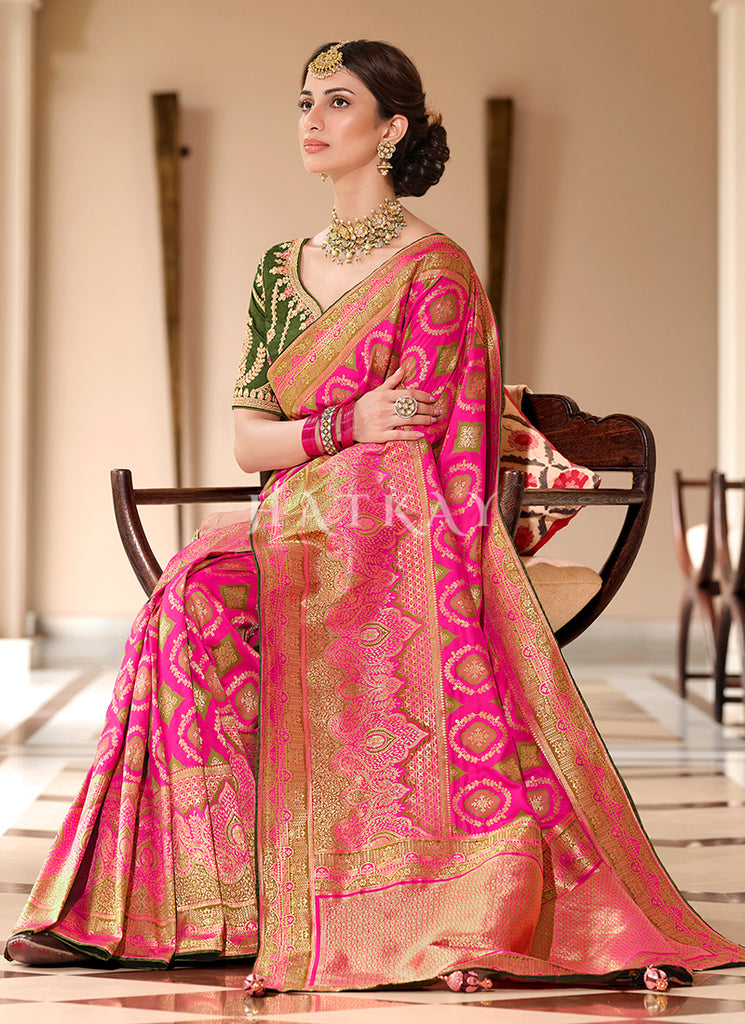 Buy Banarasi Silk Saree In USA UK Canada