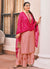 Soft Pink Embroidered Gharara Suit