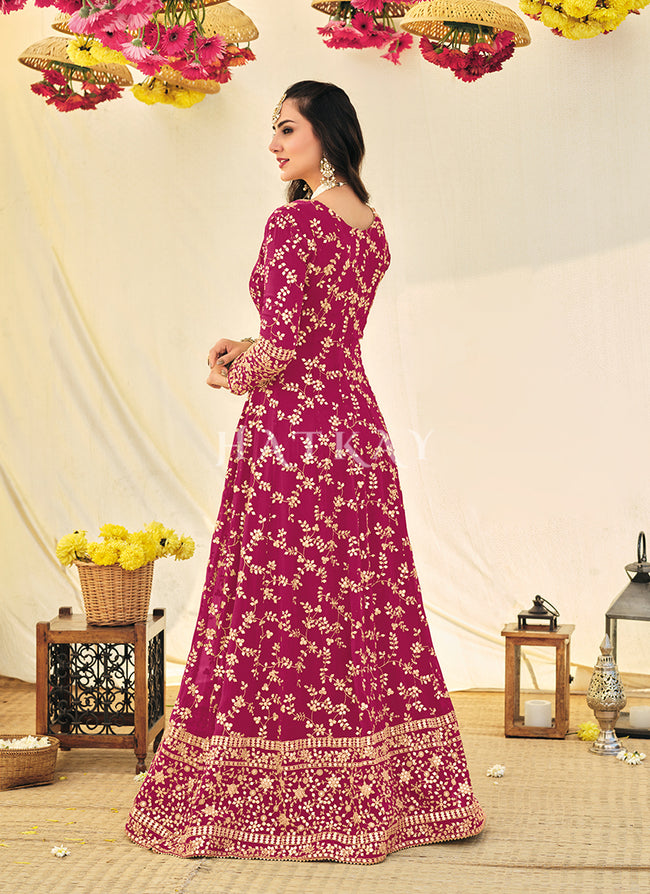 Indian Anarkali Gown at Best Price in Ahmedabad, Gujarat | Nirali Selection