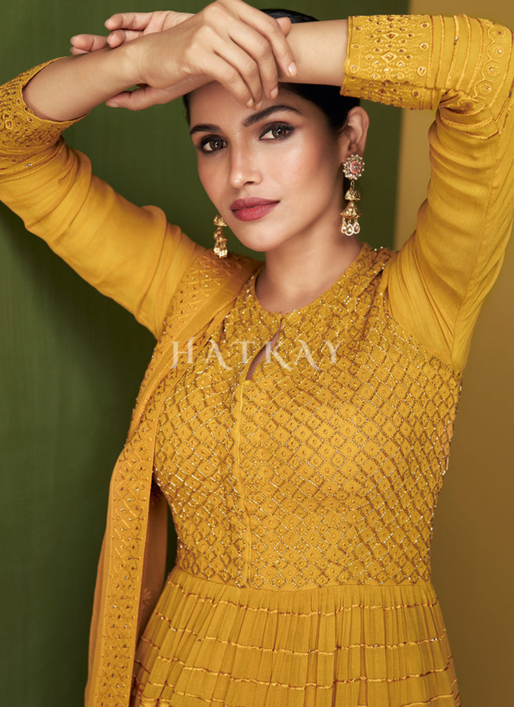 Anarkali Palazzo Suit