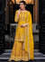Yellow Multi Embroidered Indian Palazzo Suit