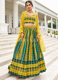 Yellow Sequence Embroidered Traditional Lehenga Choli