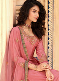 Peach Multi Embroidered Lehenga Suit in Germany