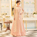 Light Pink Embroidered Jacket Style Anarkali Suit