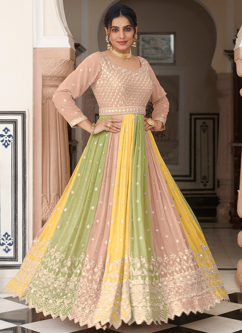 Shop Indian Gown In USA, UK, Canada, Germany, Mauritius, Singapore With Free Shipping Worldwide.