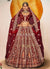Deep Maroon Embroidery Bridal Wedding Lehenga Choli