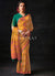 Yellow And Green Embroidered Festive Saree