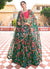 Green And Pink Embroidered Festive Lehenga Choli