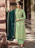 Green Two Tone Salwar Suit