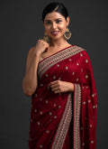 Embroidered Saree