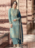 Teal Blue Salwar Suit