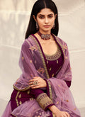 Purple Indian Lehenga Suit In Canada 