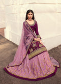 Purple Lehenga Suit In Canada 