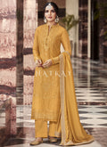 Golden Yellow Salwar Suit