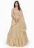 Beige Sequence Embroidery Wedding Lehenga Choli