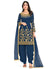 Blue Mirror Work Embroidery Salwar Kameez