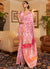 Pretty Pink Kashmiri Weaved Silk Saree