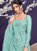 Blue Sharara Suit In USA