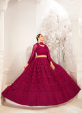 Pink Embroidered Wedding Lehenga In USA