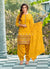 Yellow Sequence Embroidered Patiala Suit