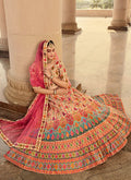 Pink Multicoloured Traditional Lehenga Choli