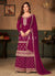 Rani Pink Traditional Embroidered Palazzo Suit
