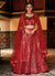 Bridal Red Sequence Embroidered Designer Lehenga Choli