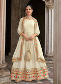 Off White Anarkali 