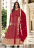 Red Wedding Anarkali Suit