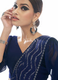 Buy Blue Sarees For Wedding