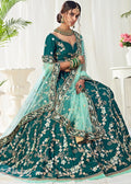 Indian Lehanga - Green Designer Lehenga Choli