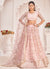 Baby Pink Sequence Embroidered Traditional Wedding Lehenga Choli