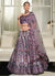 Purple Embroidery Festive Lehenga Choli